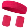 thumbnail image 1 of Banda para el sudor Diadema deportiva, diadema de absorción del sudor, diadema de toalla deportiva, diadema protectora para la muñeca, juego de toallas de algodón, diadema para correr, fitness, yoga,, 1 of 5