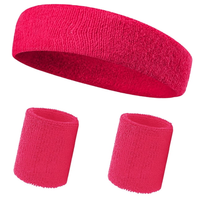 Banda para el sudor Diadema deportiva, diadema de absorción del sudor, diadema de toalla deportiva, diadema protectora para la muñeca, juego de toallas de algodón, diadema para correr, fitness, yoga,