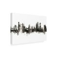thumbnail image 2 of Michael Tompsett 'Sao Paulo Skyline Brazil Black White' Canvas Art, 2 of 3