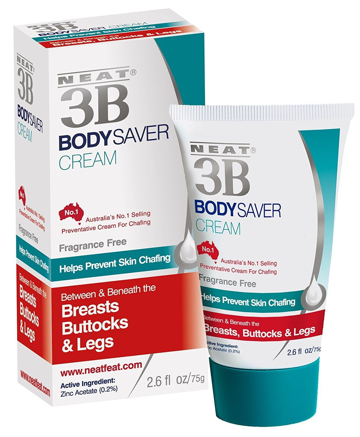  Neat 3B Body Saver Anti-Chafe and Sweat Rash Cream