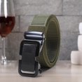 thumbnail image 2 of Ceinture à Taille Retro Stylée pour Hommes Slimming Élastique Extensible Boucle Auto-Couvrante Simili Cuir, 2 of 8