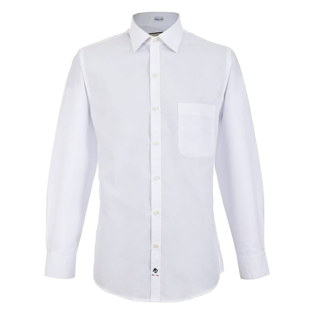 Camisa Blanca Juvenil Hombre Camisa Basica Michel Blanc Hombre