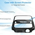 thumbnail image 5 of CAVN Case Compatible with Apple Watch SE Series 6 5 4 40mm Tempered Glass Screen Protector Hard PC Sun Pattern Protective Case Cover 3 Pack, 5 of 8