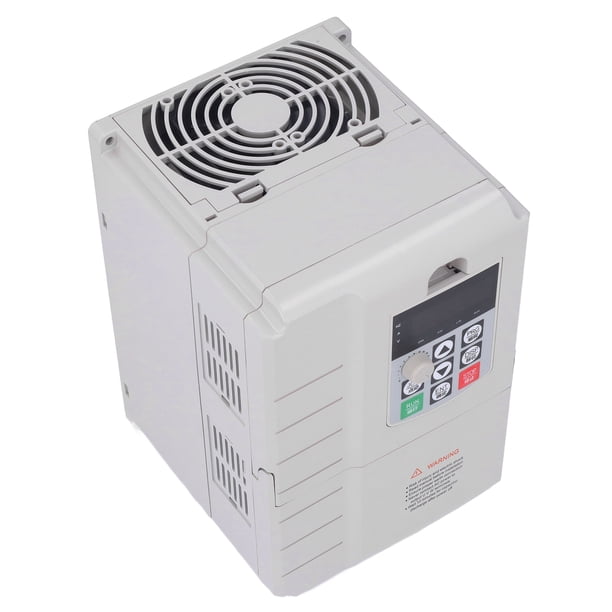 Inversor vfd de salida de 3 fase, convertidor de frecuencia v/f aucpo abierto bajo ruido incorporado incorporado filtro abs capilla de pláshico para control de 7.5kw
