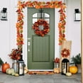 thumbnail image 7 of Halloween Thanksgiving Decorations Fall Decor 5.74Ft Fall Maple Leaf Clearance Hanging Vine Garland Artificial Autumn Foliage Indoor Home Halloween Christmas Party Fireplace Decorations, 7 of 7