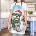 thumbnail image 4 of Hello Winter Schnauzer Frosty Morning Walk Welcome Snowy Christmas Apron Miniature Schnauzer Dog Lover for Cooking Grilling Baking Painting Gardening - 02018, 4 of 5