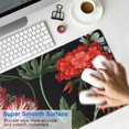 thumbnail image 4 of XL Mouse Pad for Ultimate Gaming Experience - 31.5 x 11.8 Inch Extended Mousepad - Delicate Black Flower Pattern - Ideal Office Supplies for Men and Women - Perfect for Laptop & Keyboard, 4 of 7