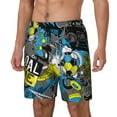 thumbnail image 2 of Daiia Goal Time Mens Swim Trunks Swim Shorts Quick Dry Swim Shorts with Mesh Lining Pockets-X-Large, 2 of 9