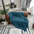 thumbnail image 6 of Comfy Cubs Muslin Blanket, Extra Large Twin 90” x 66”, 6 Layer Cooling Cotton Softness (Neptune, Twin), 6 of 8