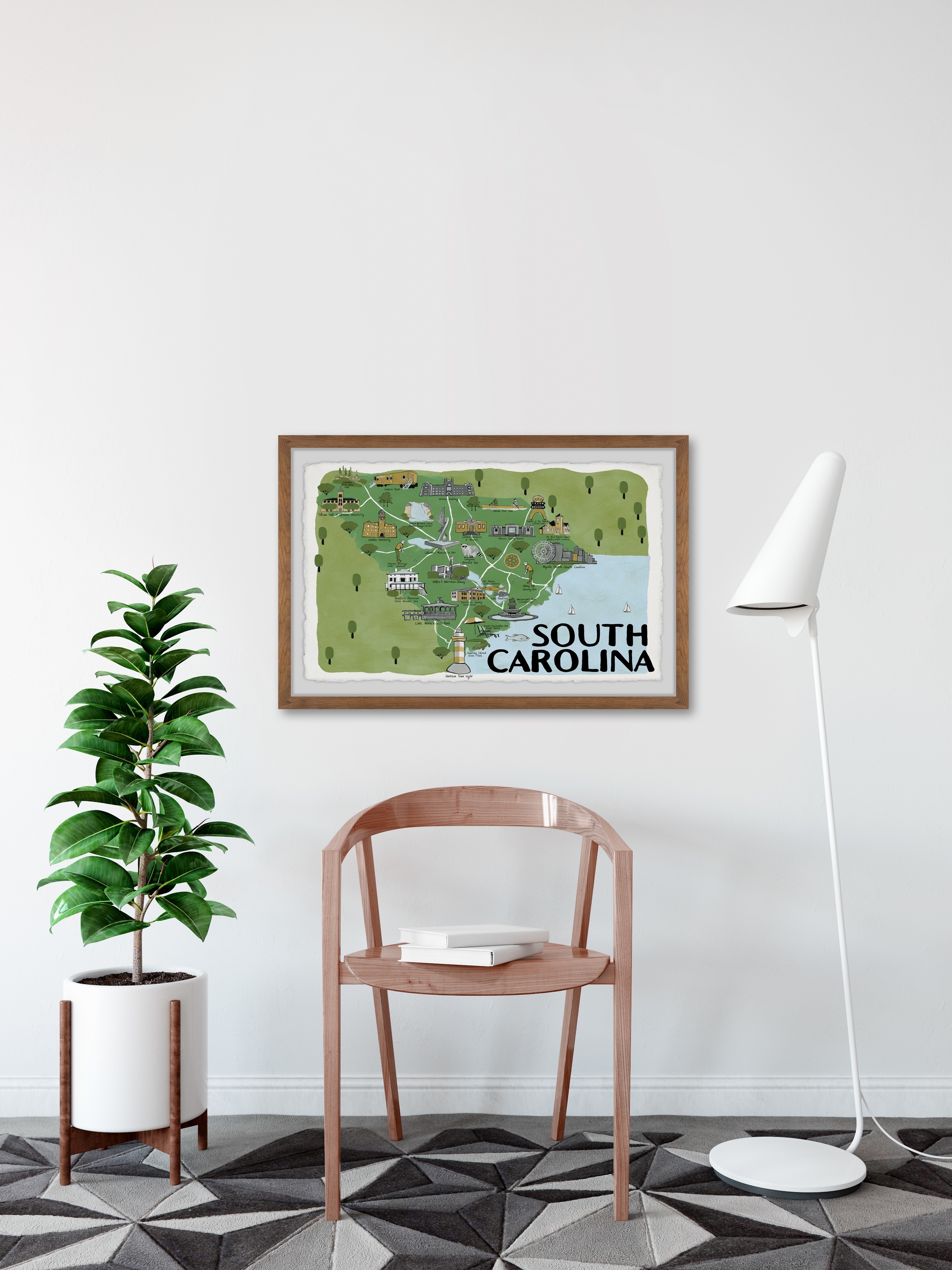 Marmont Hill South Carolina Framed Wall Art