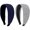 #C Blue+Light Gray Hairbands, variant on CoCoMangos Headbands Sets for Women Fashion Wide Padded Headband 2Pcs Hairbands Versatile Cute Hair Accessories
