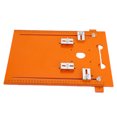 thumbnail image 1 of Router Table Insert Plate, PU Clear Scale Markings 0-30.5cm Cutting Range Circular Saw Base Plate Sturdy  for Woodworking, 1 of 7