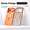 Orange, variant on Translucent Matte Case for iPhone 17 Pro Max compatible with MagSafe – Blue