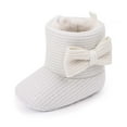 thumbnail image 6 of Kiplyki New Arrivals Toddler Shoes Winter Boys Girls Bow Thicken Velvet Snow Boots, 6 of 8