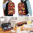 thumbnail image 2 of Uorisanigo Soccer Print Kids Backpack for Girls Boys, with Insulated Lunch Box, Pencil Bag Pen Case, Water Bottle Holder 4 Pack Back to School Bag Set Daypack Rucksack, 2 of 7