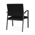 thumbnail image 3 of Newport Reception Waiting 18.5" Oversize Guest Chair / Charcoal Steel / Black, 3 of 5