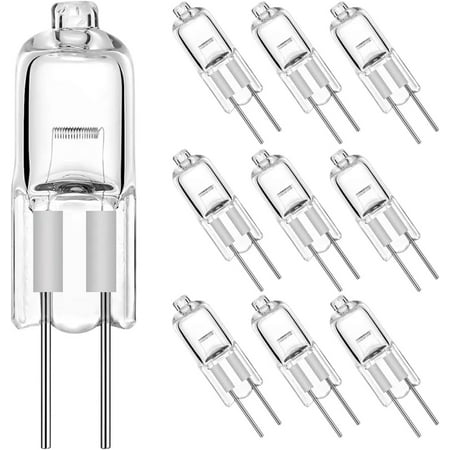 

LHX10pcs G4 Halogen Bulb 12V 5W 10W 20W 35W 50W G4 Halogen Bulbs Light Globe Lot JC Bi-Pin LED Lamp Warm White Replace LED Lamp (Size : 5W)-0810
