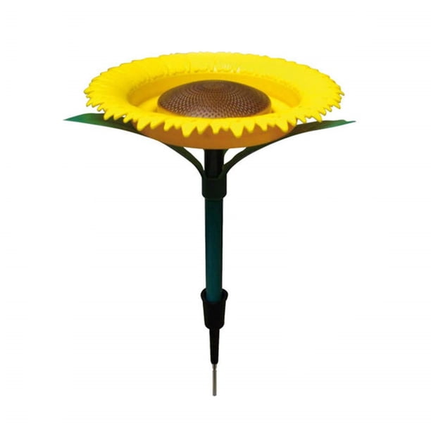 Comedero extraíble para pájaros y girasoles para exteriores, decoración de jardín