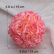 thumbnail image 2 of Bola de rosas artificiales románticas para colgar, ideal para decoración de bodas y fiestas (rosa intenso)., 2 of 6