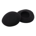 thumbnail image 5 of shamjina 2x2Pc Headphone Replacement Sponge Ear Pad in-ear Earphone Foam Cover Pad 50mm , Black, 4 Pcs, 5 of 8