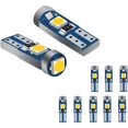 thumbnail image 1 of GFDYREE 10 PCS Car LED Bulb Dashboard Lights, T5 LED Bulb, 3030 3SMD Super Bright Chipset Replacment for Car Dashboard Dash Instrument Panel Gauge Cluster Indicator Lights Lamp (Blue), 1 of 7