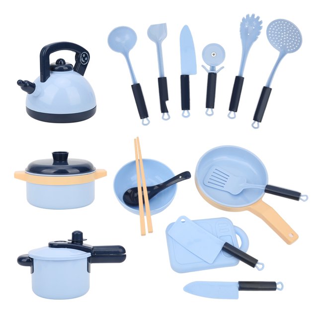 Juego de accesorios de cocina, juego de cocina de simulación, juego de utensilios de cocina para niños, estándares líderes en la industria