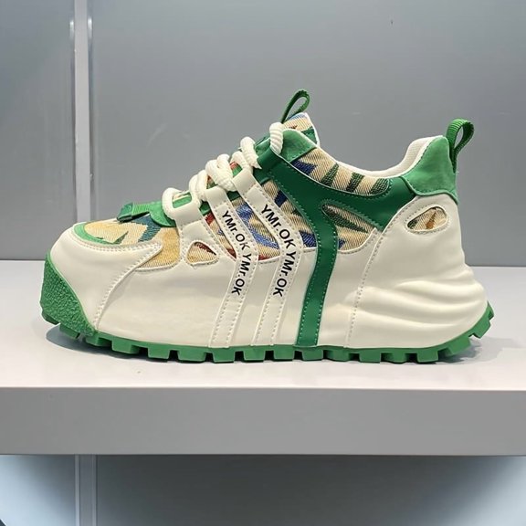 Niche High-Quality Fashion Men's Breathable New Thick-Sole Dad Shoes Casual Height-Increasing Popular Sneakers