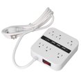 thumbnail image 1 of Tira de AlimentacióN ProteccióN contra Sobrecarga Retardante de Llama Carcasa de PC 2500 W Enchufe de Cable de ExtensióN Enchufe de EE. UU. 110-250 V ANGGREK Otros, 1 of 9