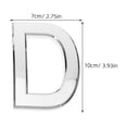 thumbnail image 2 of HOOWIFFY Oversized Alphabet Decoration Rectangular 3D Effect for Office Users Homeowners 4Set, 2 of 7