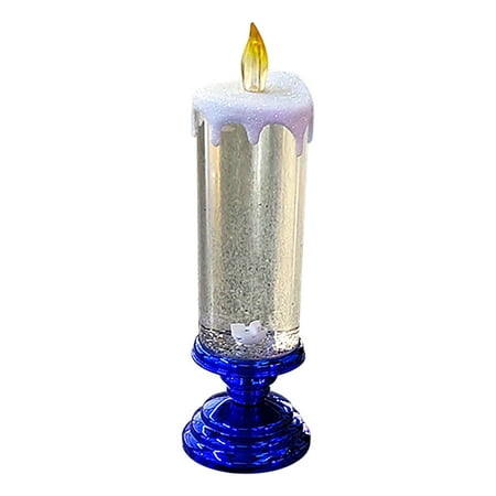 

Home Decor WMYBD Christmas Home Decoration Craft Night Light Colorful Crystal Candle LED Night Light