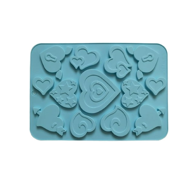 Christmas Cake Decorations 13 Multi-Heart Tool Pudding Dessert Cake Decoration Baking Utensils,Candy Christmas Decorations