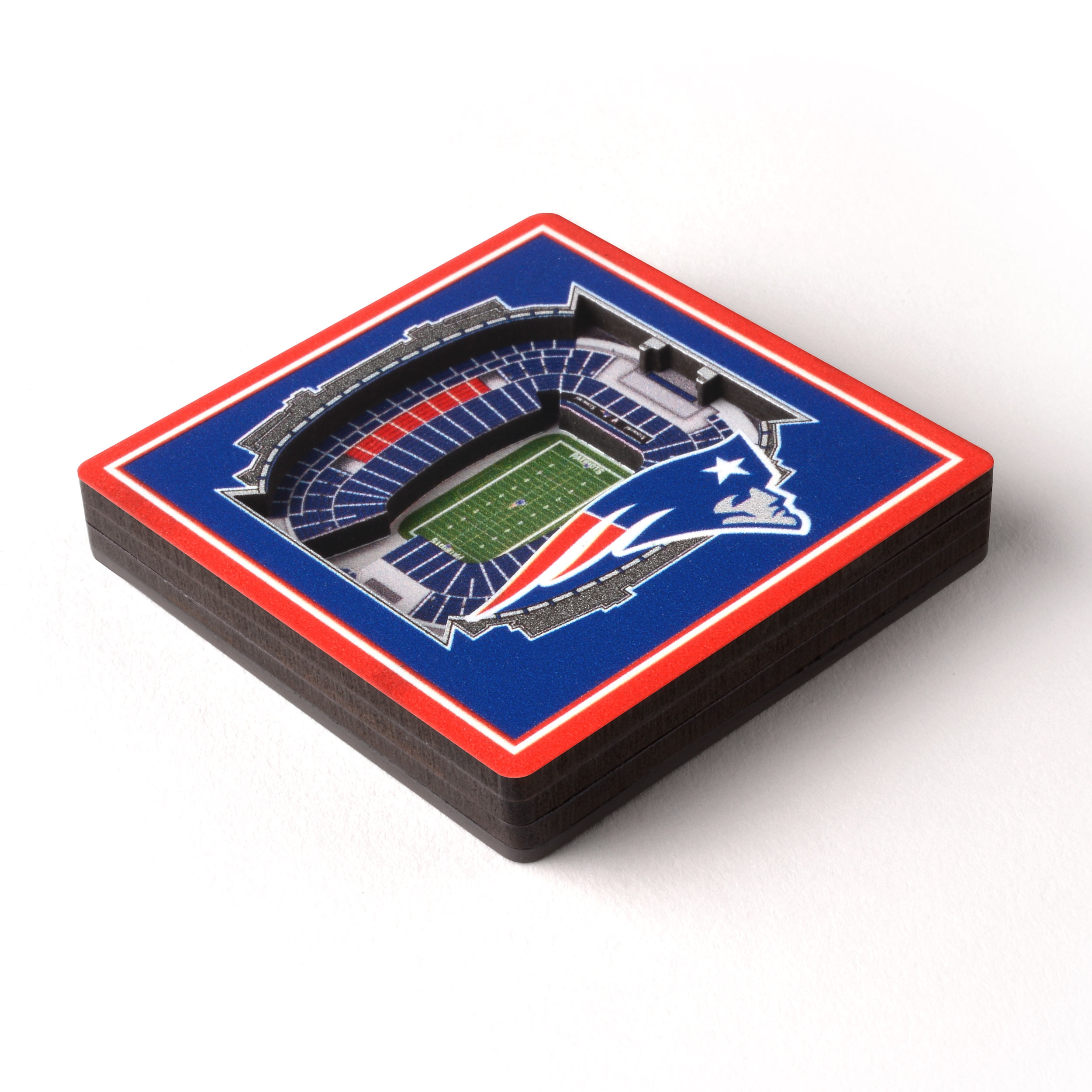 YouTheFan NFL New England Patriots 3D StadiumView Magnet