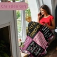thumbnail image 2 of Christian Gifts for Women, Religious Gifts for Women, Baptism Confirmation Gifts for Girls, Spiritual Inspirational Gifts for Women, Catholic Gifts, Christian Gifts, Christian Blanket 50" X 60", 2 of 5