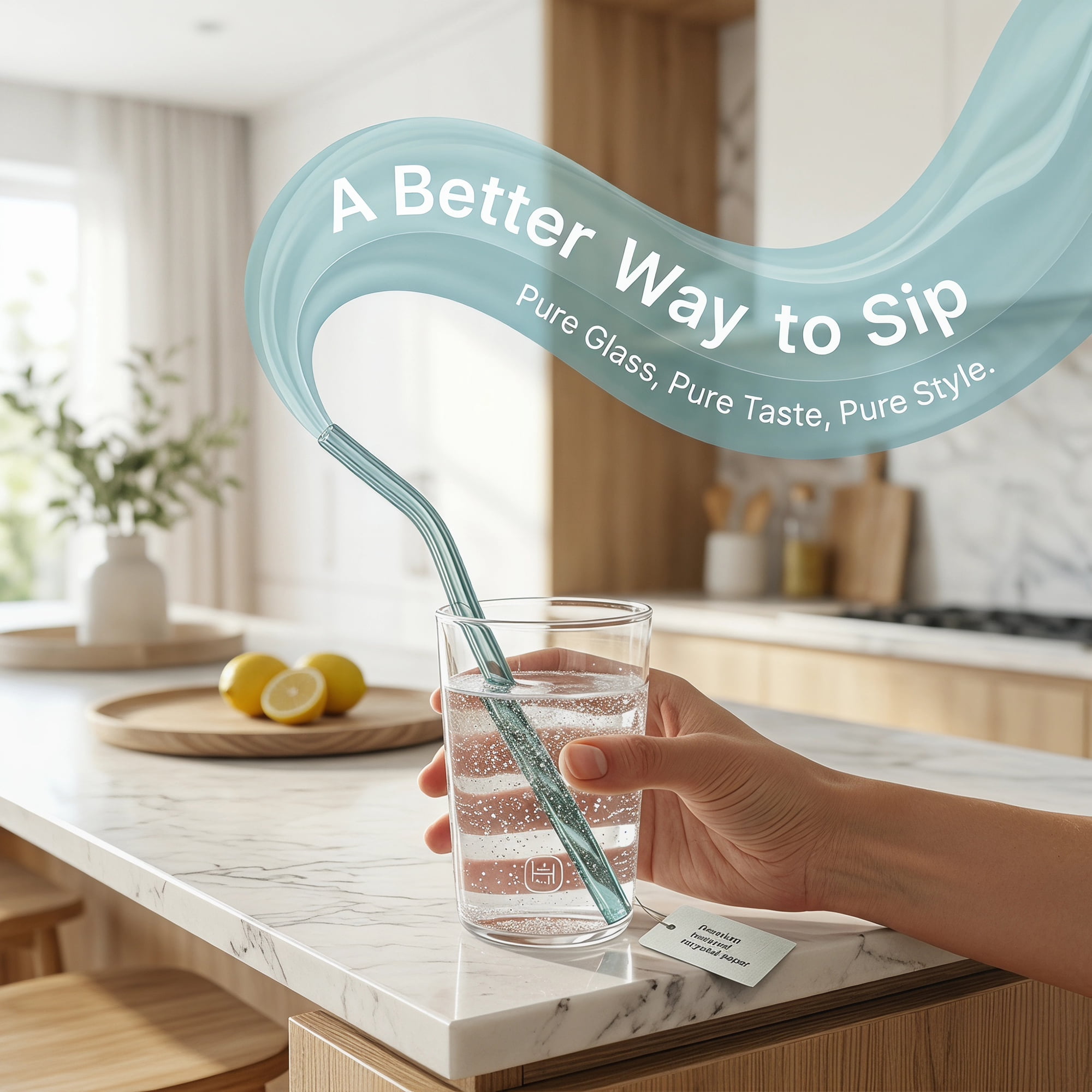 Unique Bargains 10Pcs Reusable Glass Dishwasher Safe Straws Dark Green