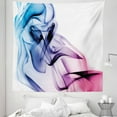 thumbnail image 1 of Abstract Tapestry, Surreal Art Colorful Smoke Flow Swirl Contemporary Print, Fabric Wall Hanging Decor for Bedroom Living Room Dorm, 5 Sizes, Fuchsia Blue, by Ambesonne, 1 of 1