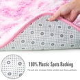 thumbnail image 5 of YJ.GWL Soft Fluffy Area Rugs Tie-Dye Shaggy Rug Colorful Plush Carpet for Bedroom Living Room Kids Home Decor Fuzzy Carpets,4'x6',Pink, 5 of 7