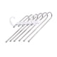 thumbnail image 2 of Perchero plegable blanco para pantalones, colgador multifuncional de múltiples capas para pantalones, estante plegable para colgar pantalones, 2 of 10