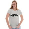 thumbnail image 3 of Humble Thyself Christian Faith Womens Fitted Plus Size Graphic Tee Brisco Brands 2X, 3 of 5