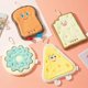 thumbnail image 4 of Corals Fleece Hand Towel for Kids Wall Mounted Bathroom Towel Absorbent Lovely Shape Hygienic Solution Toast style, 4 of 5
