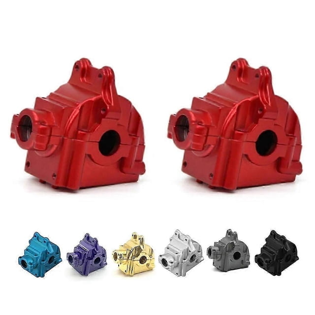Wltoys 144001 144002 144010 124007 124016 124017 124019 Carcasa de caja de engranajes metálica, carcasa de caja de engranajes, carcasa del diferencial, piezas de mejora