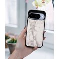 thumbnail image 5 of WIRESTER Shockproof Soft Rubber Cover Case for Google Pixel 10 6.3" 2025, Cream Stone Marble, 5 of 5
