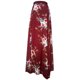 thumbnail image 4 of Falda larga con estampado floral Yuarrent rojo vino L AP001656-07, 4 of 7