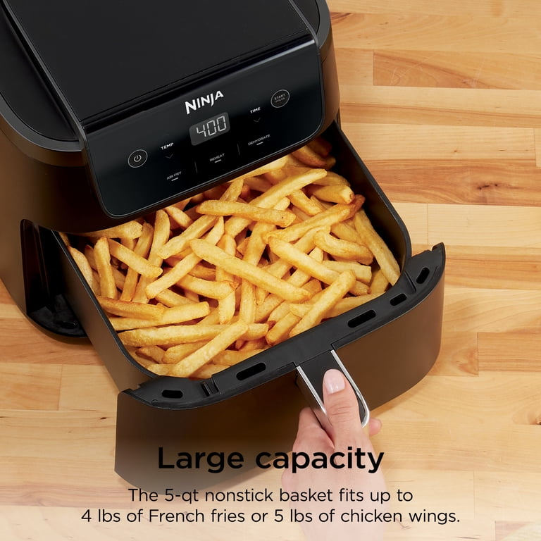 Ninja, Air Fryer, 5-QT Capacity, Nonstick Basket, Black - Walmart.com