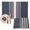 MidnightBlue, variant on Midnight Blue Striped Placemats Set of 2, Beige Geometric Modern Art Washable Wipeable Table Mats for Dining Tables, Indoor Outdoor Kitchen Place Mats for Holiday Party Table Decor
