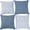 Blue, variant on 4PCS Modern Geometric Throw Pillow Covers Set 18x18 Inch Soft Decorative Cushion Covers Farmhouse Boho Pillowcase for Sofa Couch Bed Living Room,Dark Grey