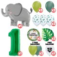thumbnail image 2 of 40 inch Number 1 - Green Foil Mylar Balloon - Party Supplies Decorations, 2 of 10