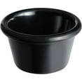 thumbnail image 2 of Truecraftware - Set of 12- Plastic 1-1/2 oz. Smooth Ramekin Black Color- Individual Condiments Ramekins Portion Dipping Sauce, 2 of 6