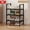 3 Layers 17.71inch, variant on Single Unit Multi-Level Shoe Storage Rack - Durable Black Organizer with a Minimalist Design Suitable for Entryways, Bedrooms, And Hallways - Space-Efficient, Versatile, And Easy to Put Together