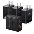 thumbnail image 1 of [Cargador] Cargador de pared USB C UVRESINME de 40 W y 4 puertos tipo C x4, 1 of 7