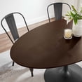 thumbnail image 6 of Lippa 60" Oval Wood Grain Dining Table, 6 of 6